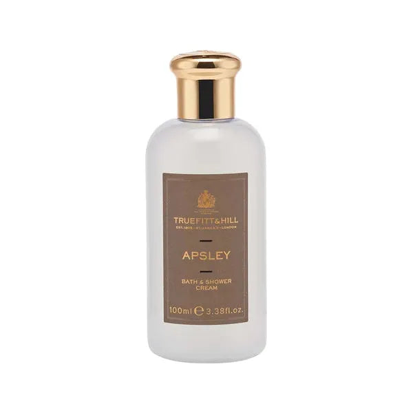 Truefitt & Hill Apsley Bath and Shower Travel Collection Cream 3.38 oz