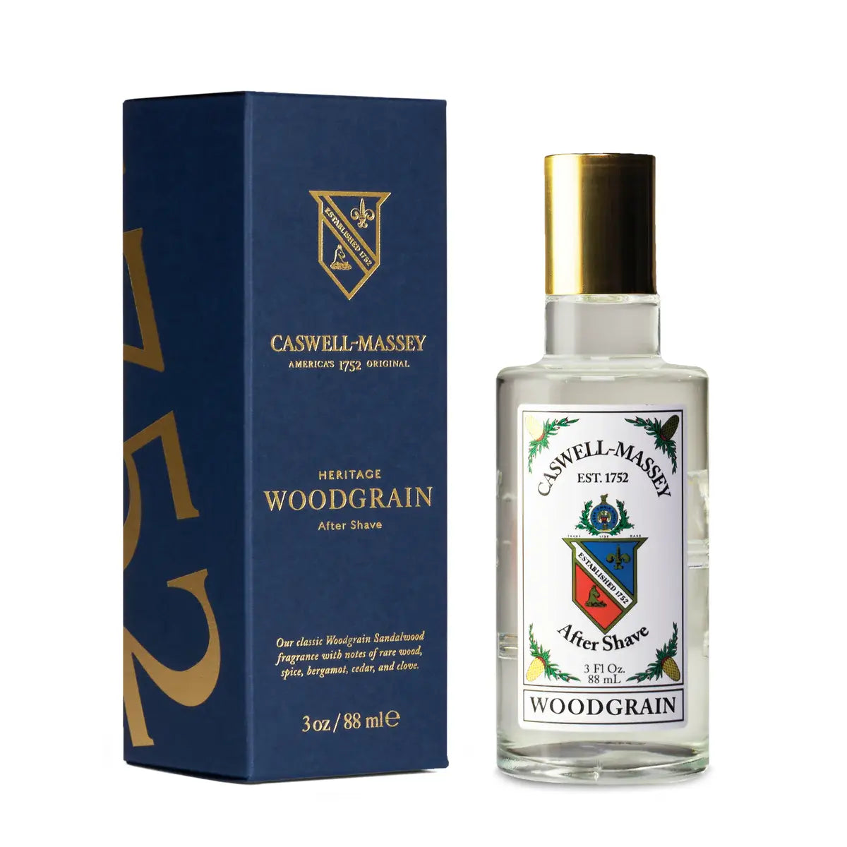Caswell-Massey Gold Cap After Shave 3 oz Collection